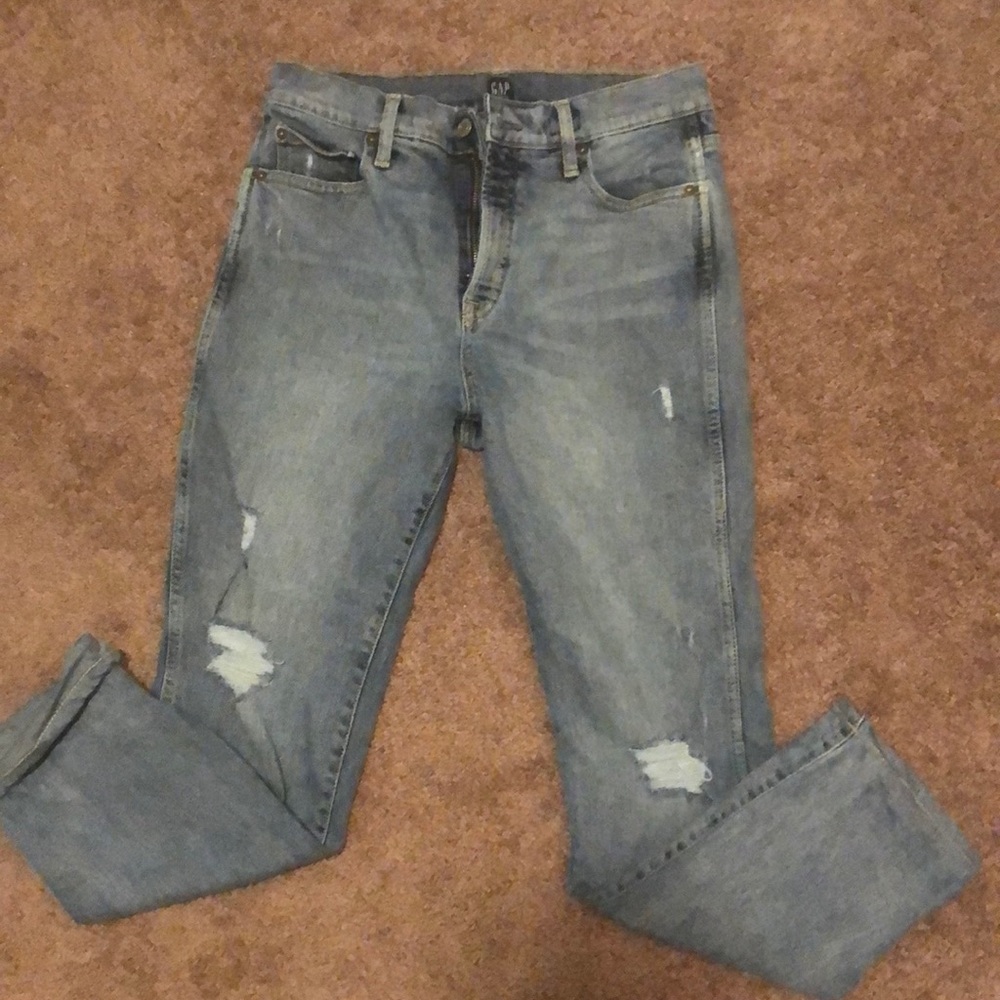 High-Rise Slim Straight Jean